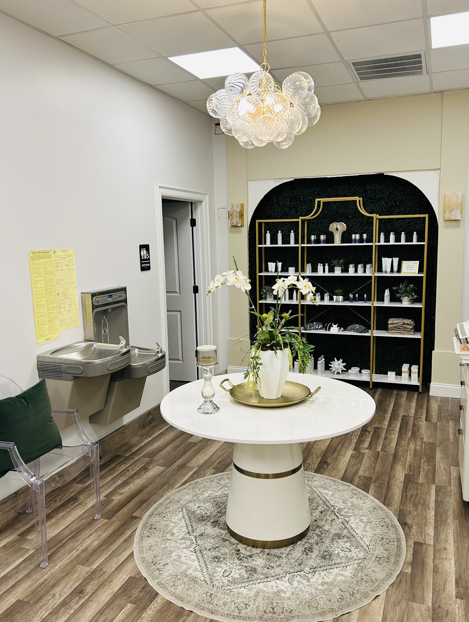 Glam Beauty Bar and Spa nail work in Anderson, South Carolina